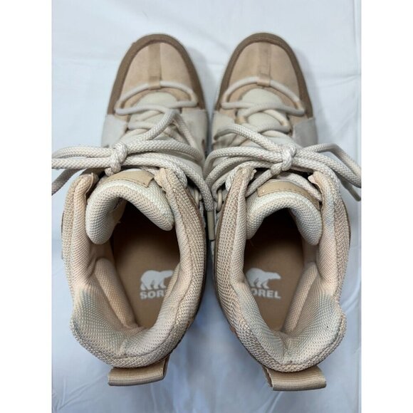 Sorel Out N About Suede Wedge Booties Nova Sand Women's Size 8.5 - Picture 12 of 13